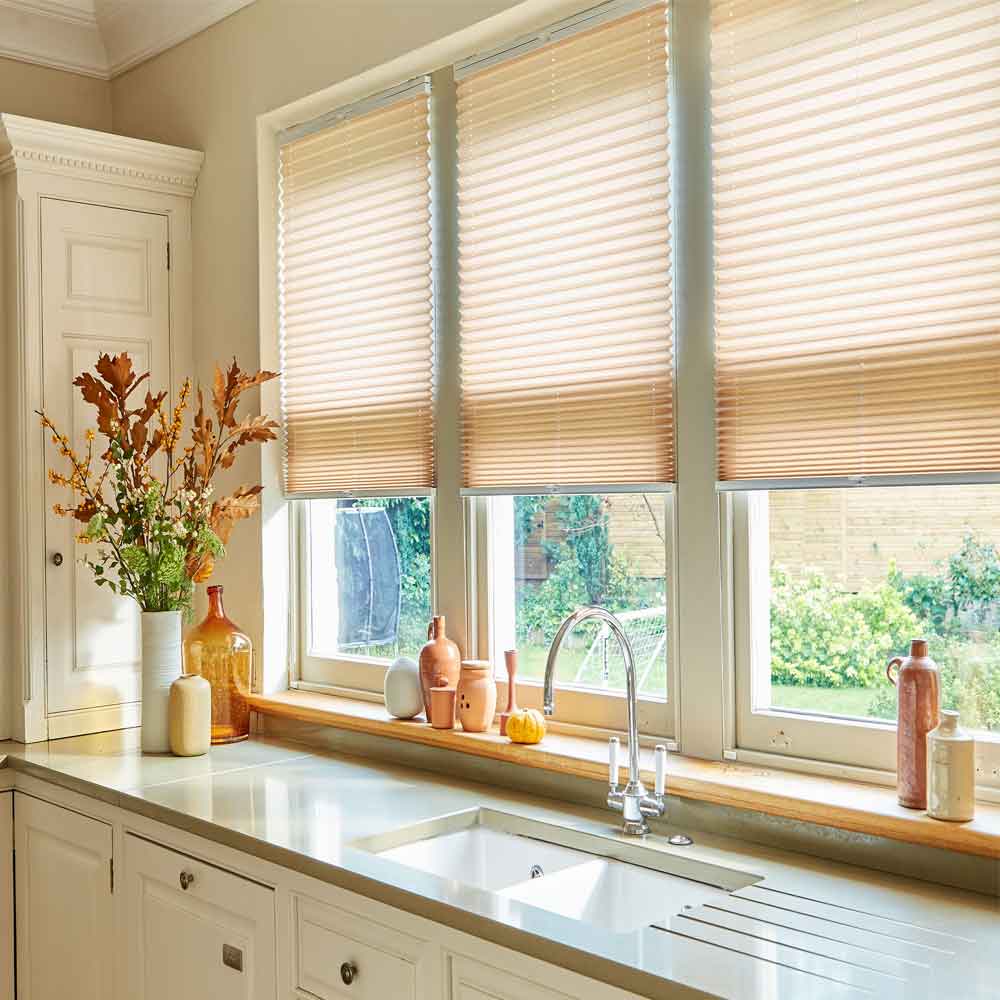 Pleated blinds in Newbury